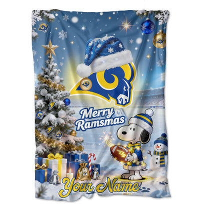 LAR x SNP | Premium Christmas Fleece Blanket & Throw Pillow-DTD