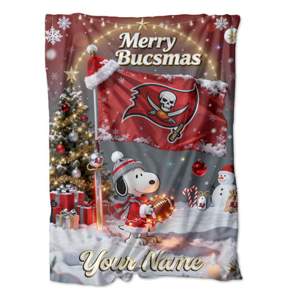 TB x SNP | Premium Christmas Fleece Blanket & Throw Pillow-DTD