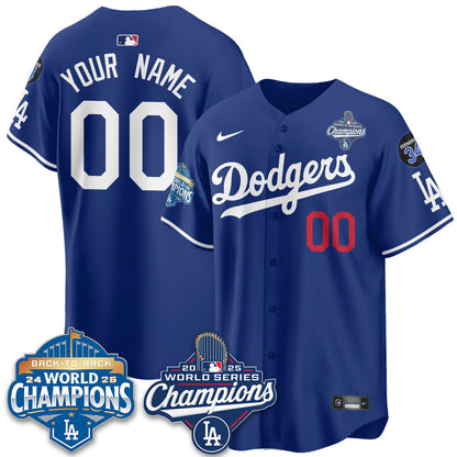 Custom LAD 2025 World Series Champions Jersey - All Stitched N2-DTD