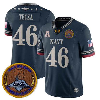 Navy MID Honoring the 250th Anniversary of the United States Navy Jersey - All Stitched-DTD