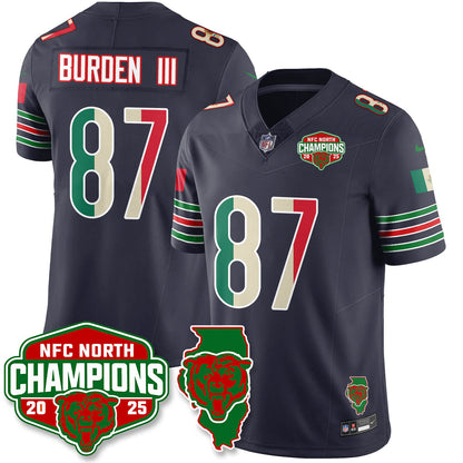 CHI Mexico NFC North Division Champions Vapor Limited Jersey - All Stitched-DTD