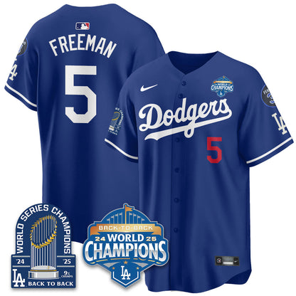 LAD 2025 World Series Champions Jersey - 9x Champs - All Stitched-DTD