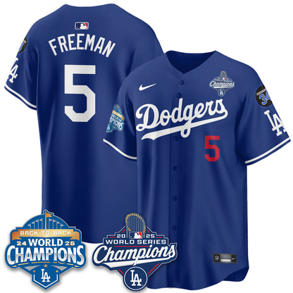 LAD 2025 World Series Champions Jersey - All Stitched-DTD