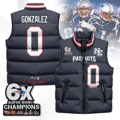 NE 6-Time Champions Unisex Puffer Vest-DTD