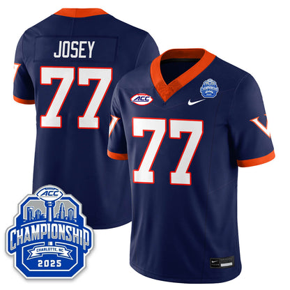 Virginia Football ACC Championship Vapor Limited Jersey - All Stitched-DTD