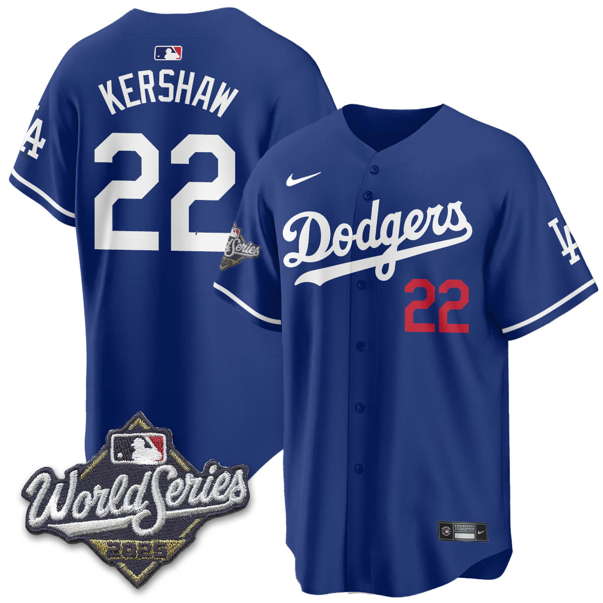 LAD 2025 World Series Jersey - All Stitched-DTD