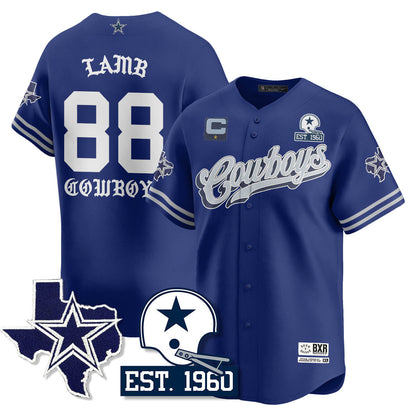 DAL Born x Raised Baseball Jersey - All Stitched-DTD