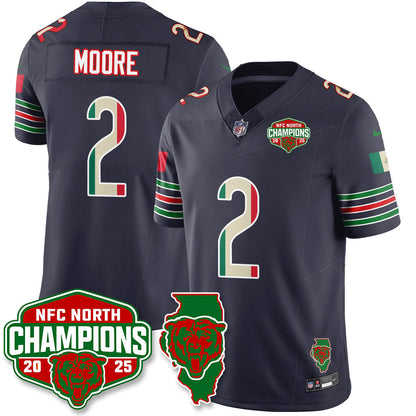 CHI Mexico NFC North Division Champions Vapor Limited Jersey - All Stitched-DTD