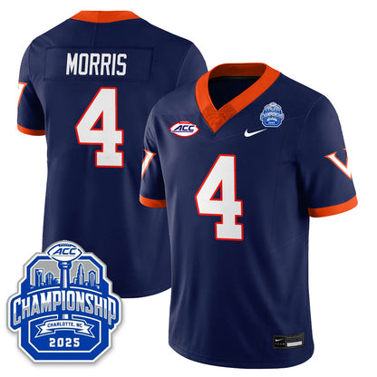 Virginia Football ACC Championship Vapor Limited Jersey - All Stitched-DTD