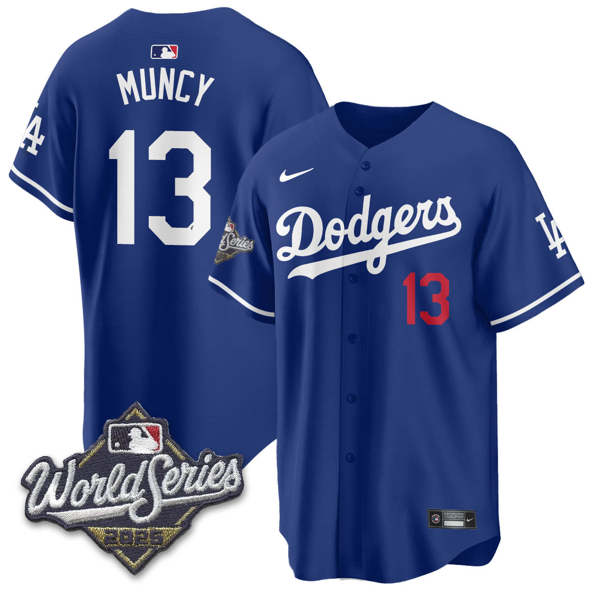 LAD 2025 World Series Jersey - All Stitched-DTD