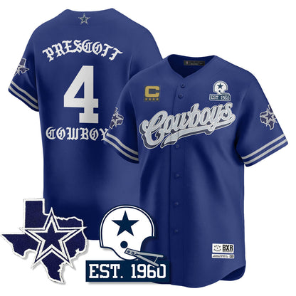 DAL Born x Raised Baseball Jersey - All Stitched-DTD