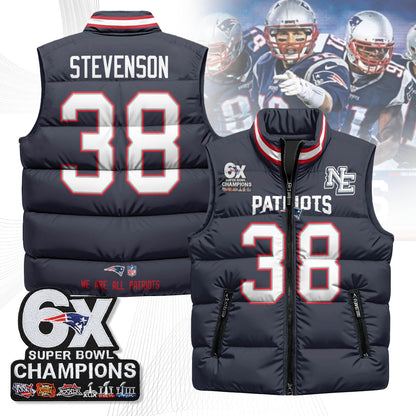 NE 6-Time Champions Unisex Puffer Vest-DTD