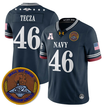 Navy MID Honoring the 250th Anniversary of the United States Navy Jersey - All Stitched-DTD