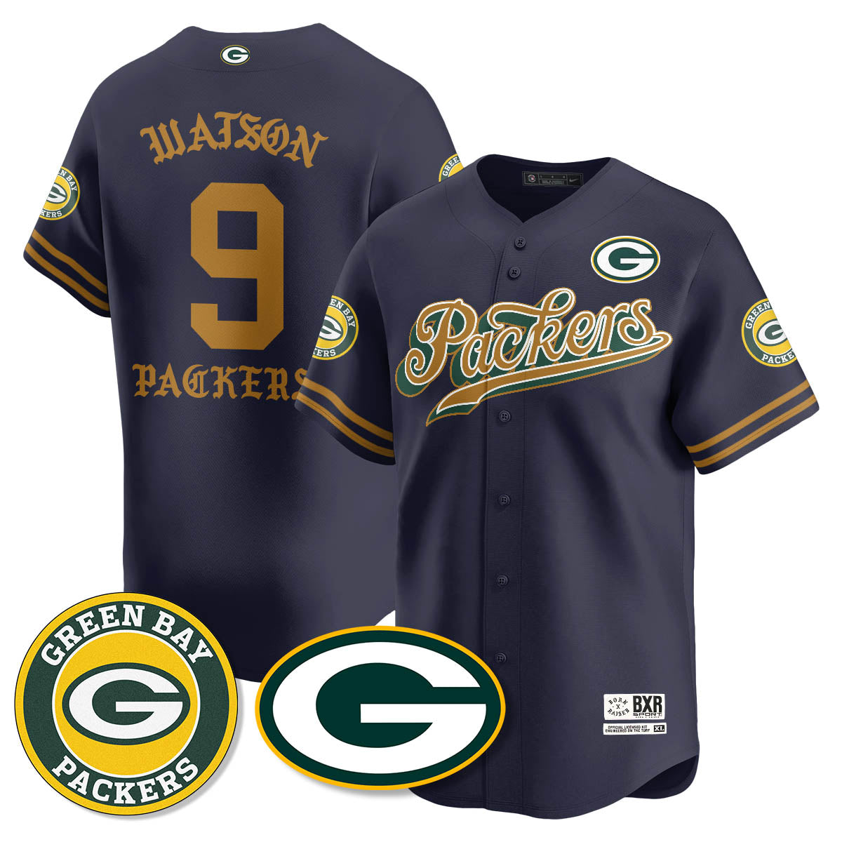 GB Born x Raised Baseball Jersey - All Stitched-DTD
