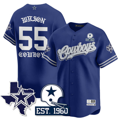 DAL Born x Raised Baseball Jersey - All Stitched-DTD
