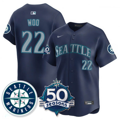 SEA Vapor Premier Limited Jersey - 50th Anniversary - All Stitched-DTD