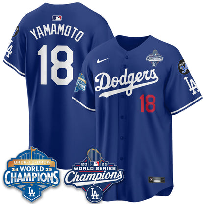 LAD 2025 World Series Champions Jersey - All Stitched-DTD