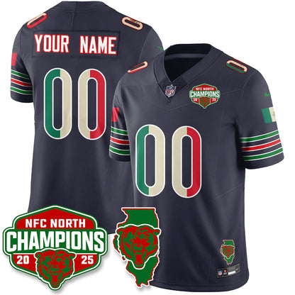 CHI Mexico NFC North Division Champions Vapor Limited Jersey - All Stitched-DTD