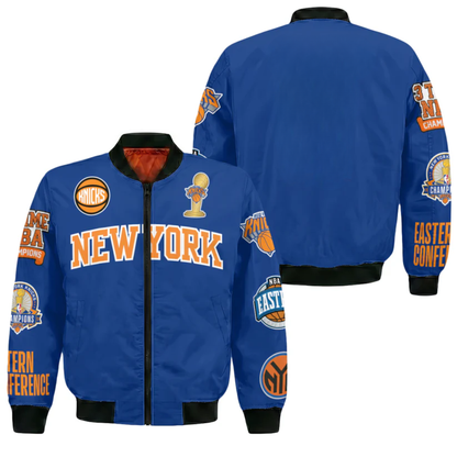 NYK 2026 NBA Finals Champions Limited Edition Bomber Jacket - Printed-DTD