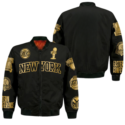 NYK 2026 NBA Finals Champions Limited Edition Bomber Jacket - Printed-DTD