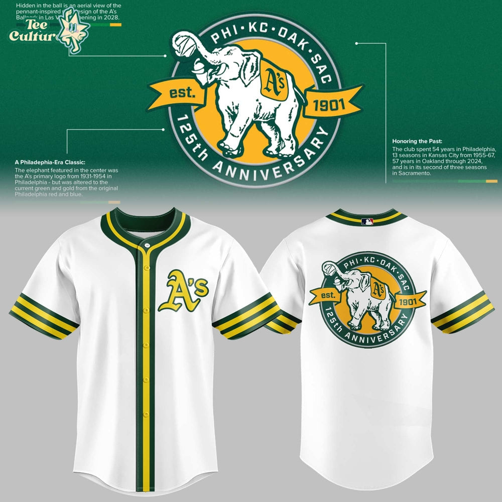 OAK 125th Anniversary Jersey - Printed-DTD