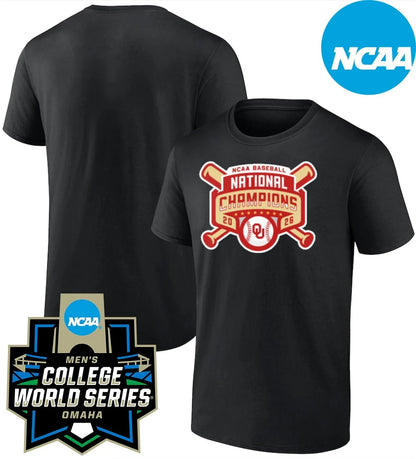 OU 2026 NCAA Men’s Baseball National Champions One Side T-Shirt V2-DTD