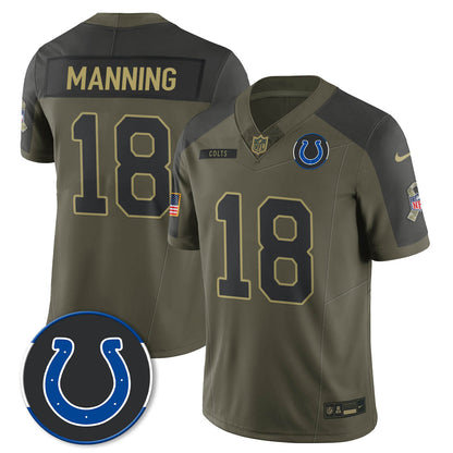 IND 2025 Salute to Service Limited Jersey - All Stitched-DTD