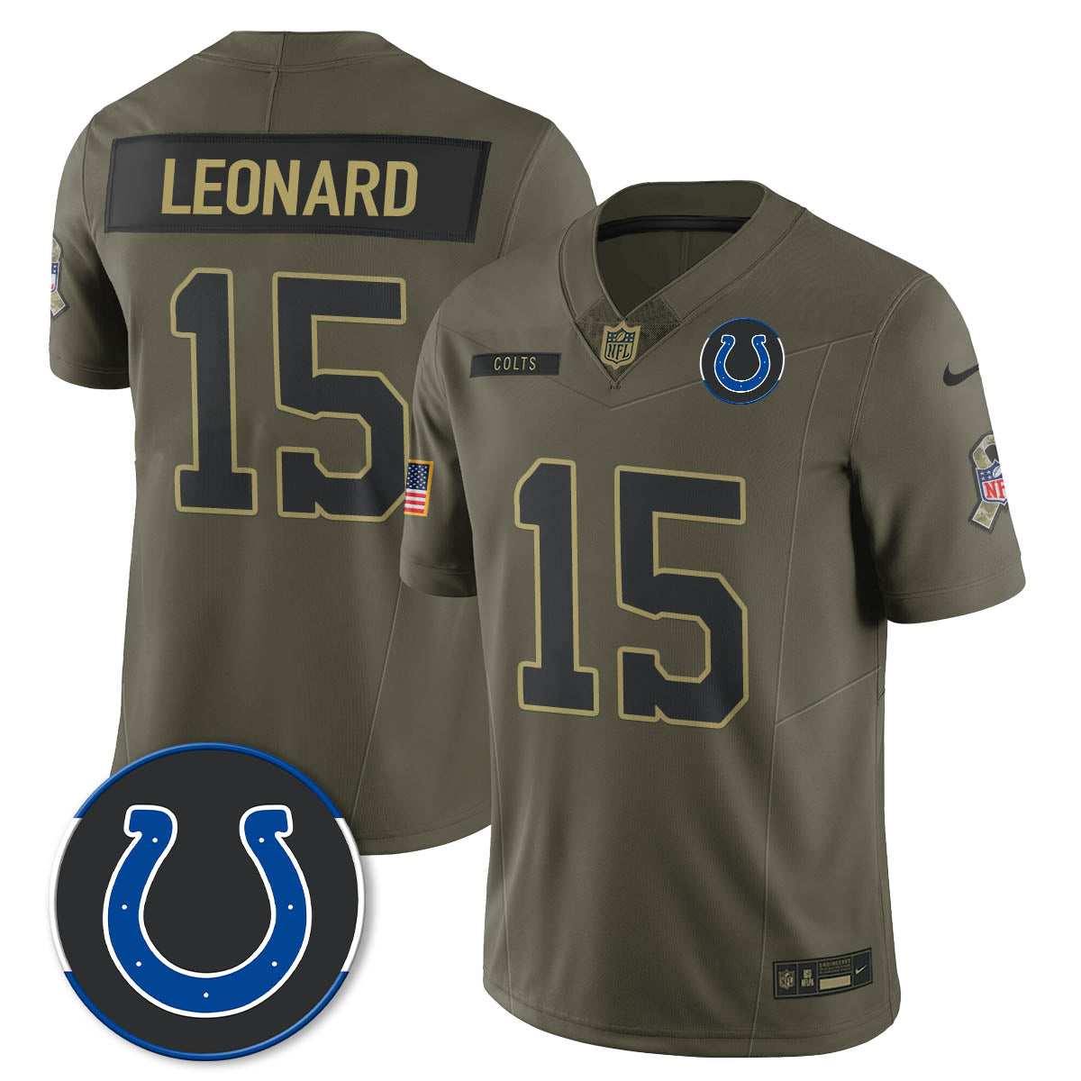 IND 2025 Salute to Service Limited Jersey - All Stitched-DTD