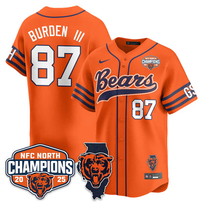 CHI  NFC North Division Champions Vapor Limited Baseball Jersey - All Stitched-DTD