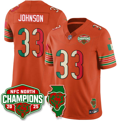 CHI Mexico NFC North Division Champions Vapor Limited Jersey - All Stitched-DTD