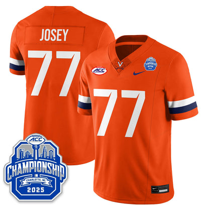 Virginia Football ACC Championship Vapor Limited Jersey - All Stitched-DTD
