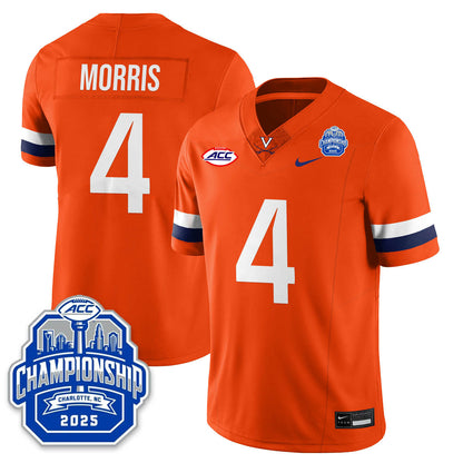 Virginia Football ACC Championship Vapor Limited Jersey - All Stitched-DTD