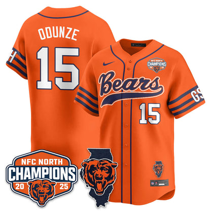 CHI  NFC North Division Champions Vapor Limited Baseball Jersey - All Stitched-DTD