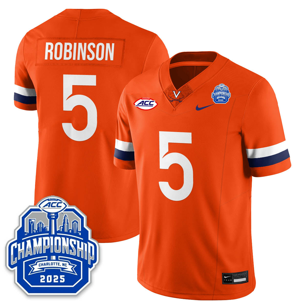 Virginia Football ACC Championship Vapor Limited Jersey - All Stitched-DTD