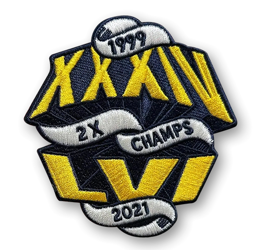 LAR 2-Time Champions Patch Vapor Limited Jersey - All Stitched-DTD