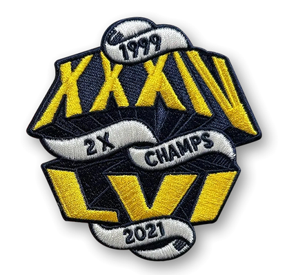 LAR 2-Time Champions Patch Vapor Limited Jersey - All Stitched-DTD