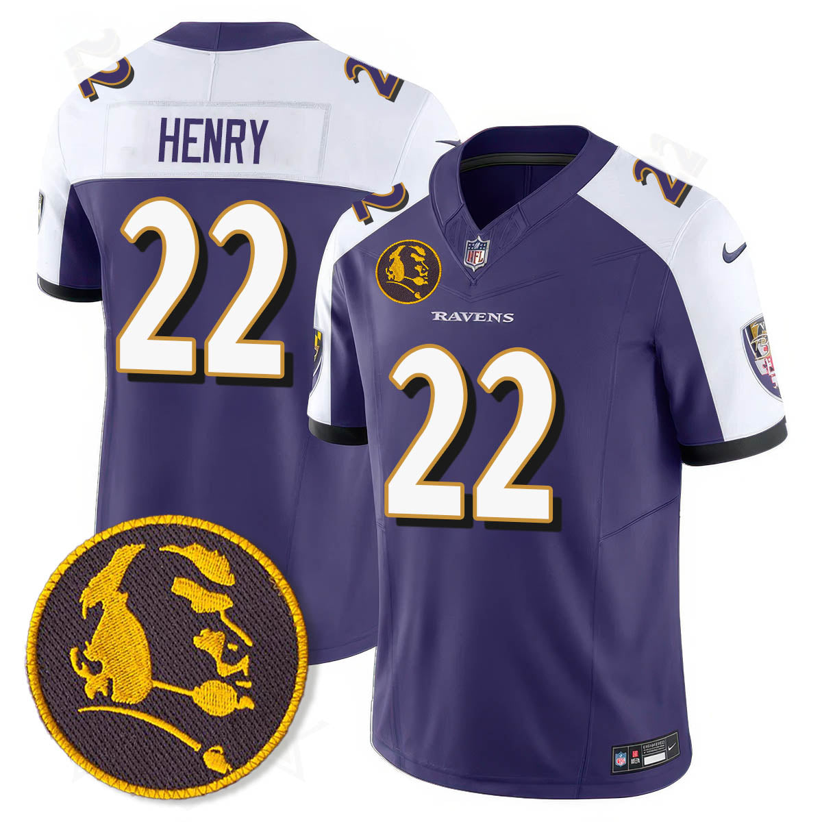BAL Vapor Limited Jersey - John Madden Patch - All Stitched-DTD