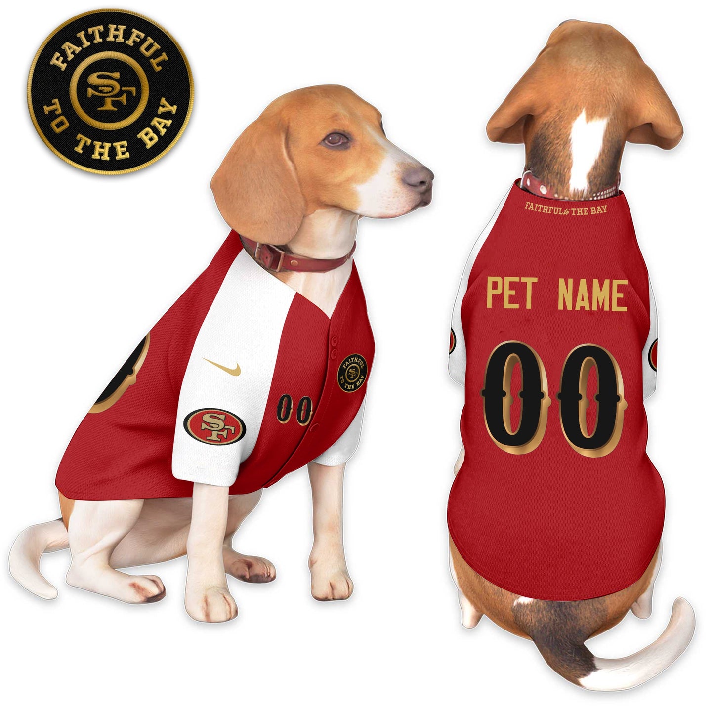 San Fransisco 49ers “Rivalries” Pet Coat-DTD