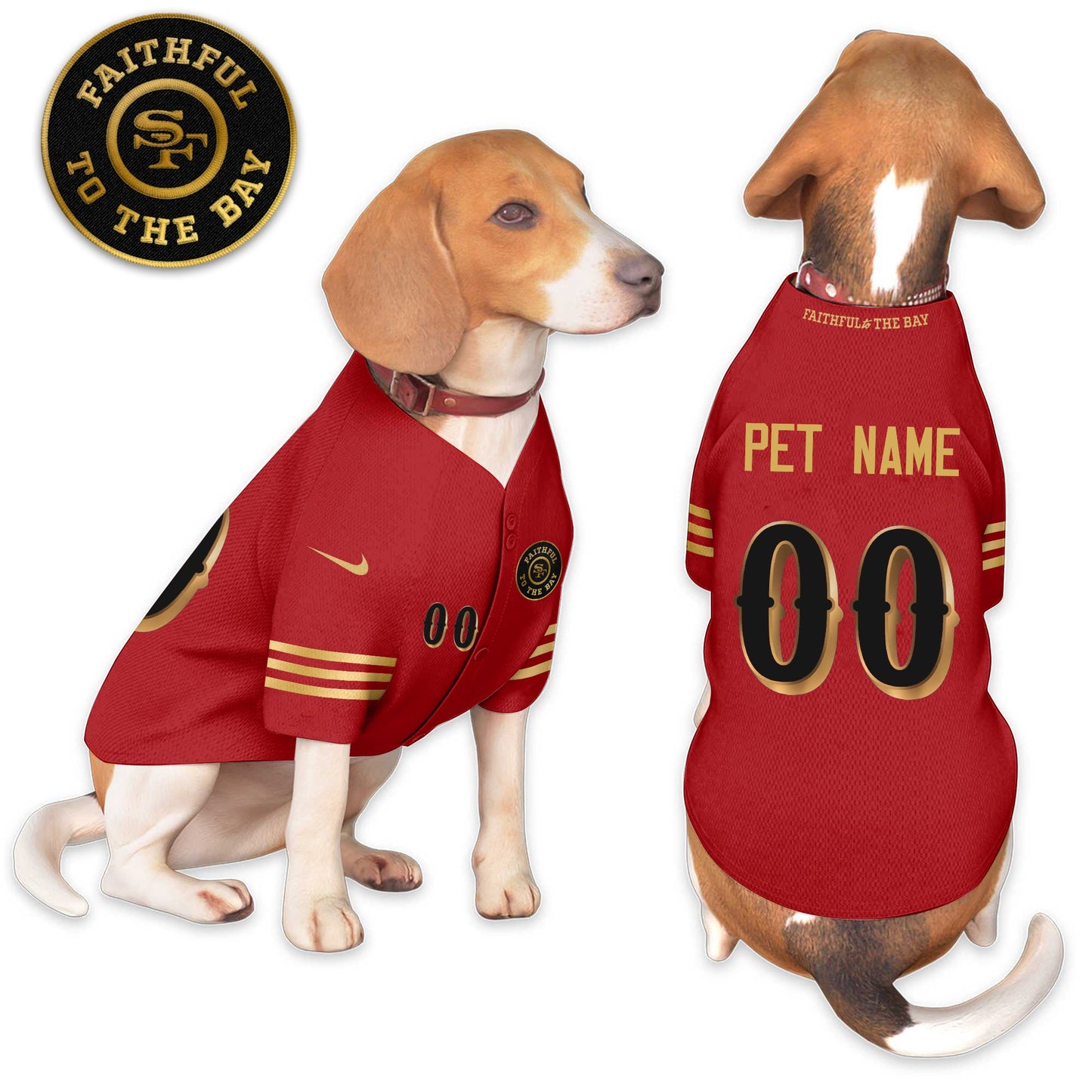 San Fransisco 49ers “Rivalries” Pet Coat-DTD