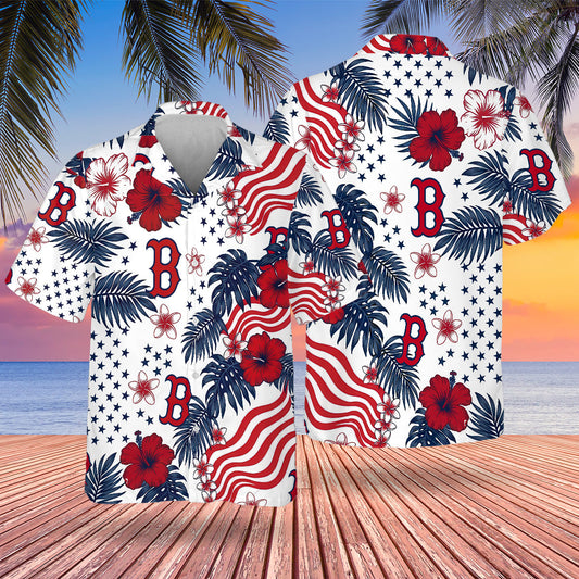 BOS Special Semiquincentennial Hawaiian Design Button Shirt V4-DTD