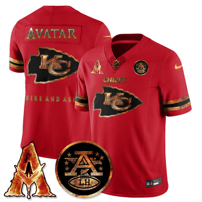 KC x Avatar 3 Fire and Ash Jersey V2 - Stitched-DTD