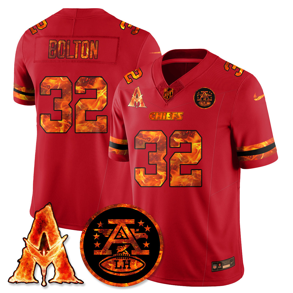 KC x Avatar 3 Fire and Ash Jersey - Stitched-DTD