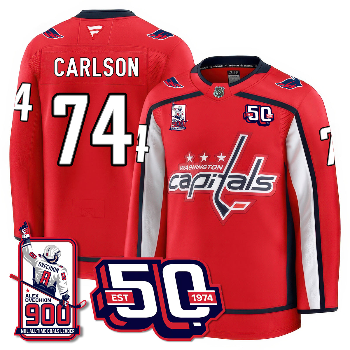 WSH 2025 Premium Jersey - 900 GOALS -  All Stitched-DTD