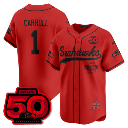 SEA Stranger Things Vapor Limited Baseball Jersey - All Stitched-DTD