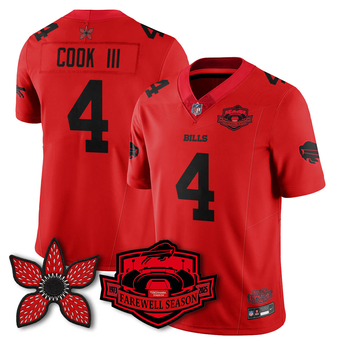 BUF 'Stranger Things Edition' Vapor Limited Jersey - All Stitched-DTD