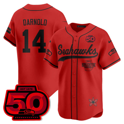 SEA Stranger Things Vapor Limited Baseball Jersey - All Stitched-DTD