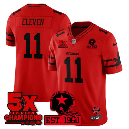 DAL 'Stranger Things Edition' Vapor Limited Jersey - All Stitched-DTD