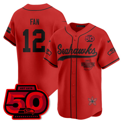 SEA Stranger Things Vapor Limited Baseball Jersey - All Stitched-DTD