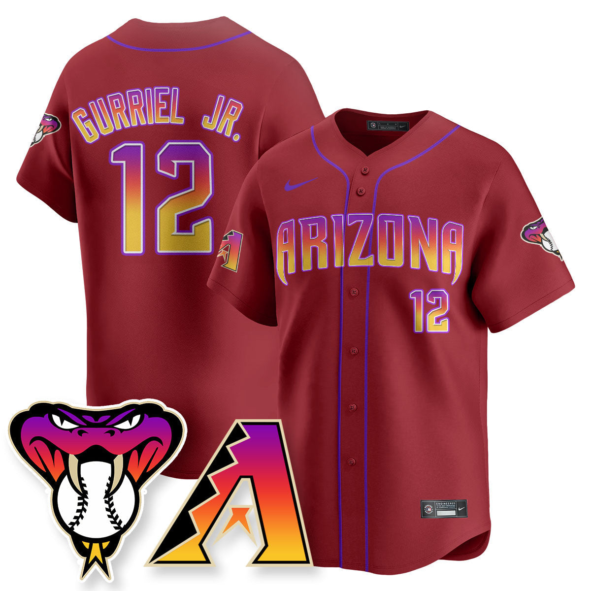 ARI 2025 City Connect Concept Jersey - All Stitched-DTD