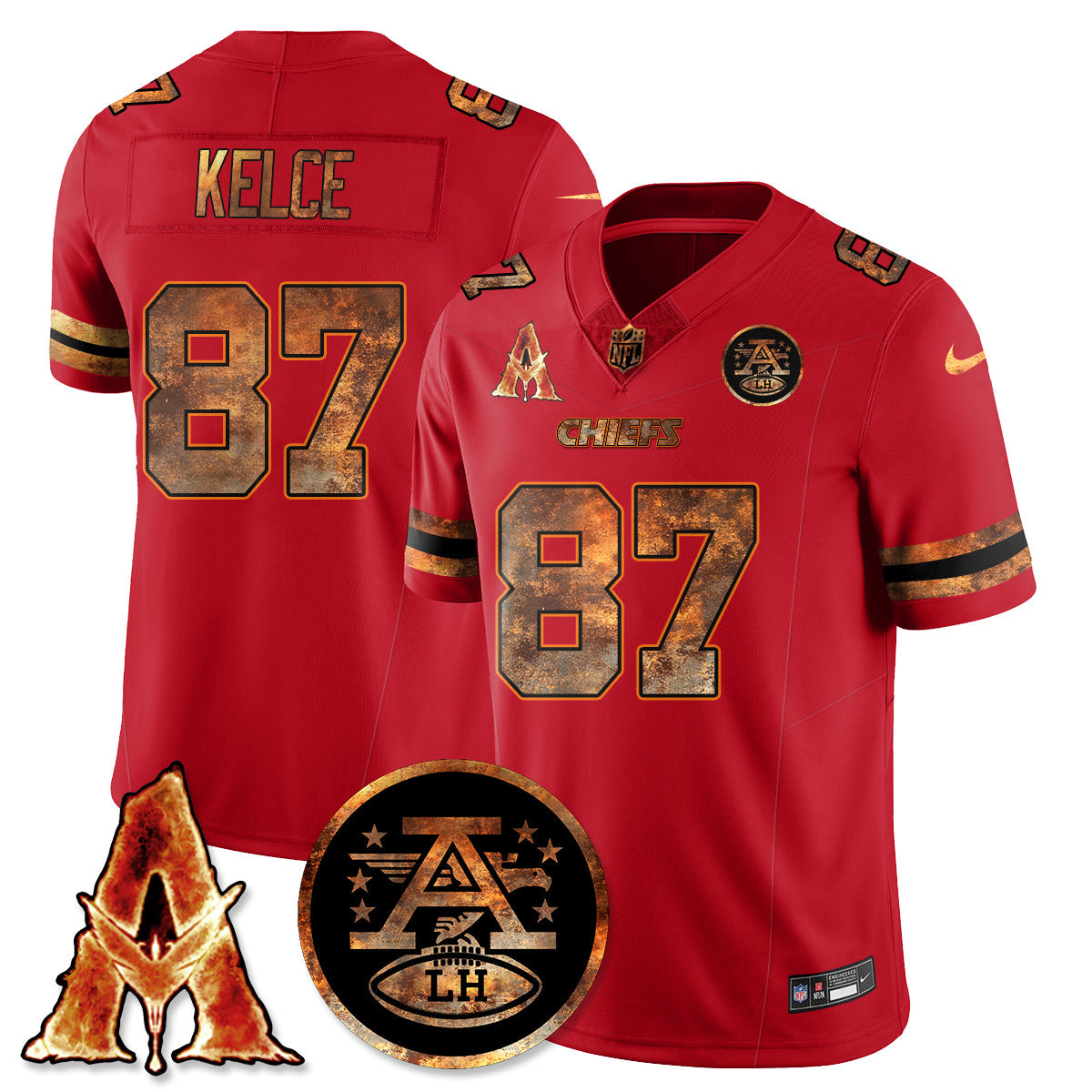 KC x Avatar 3 Fire and Ash Jersey V2 - Stitched-DTD